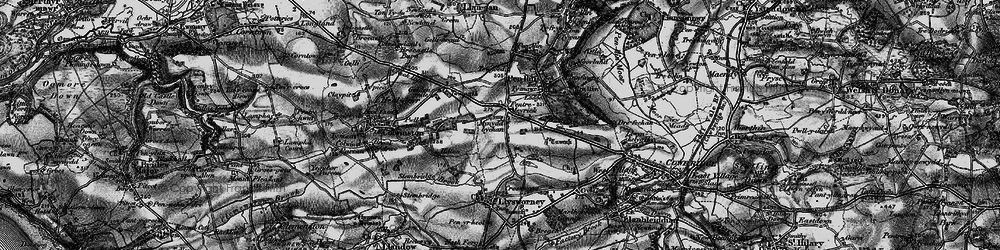 Old map of Pentre Meyrick in 1897