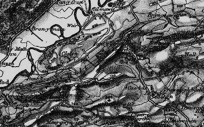 Old map of Bryn-dial in 1897