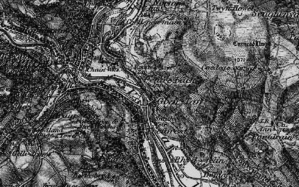 Old map of Bryn Tail in 1897