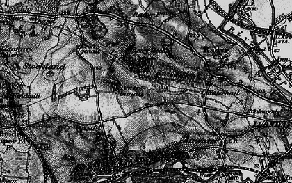 Old map of Pentrebane in 1898