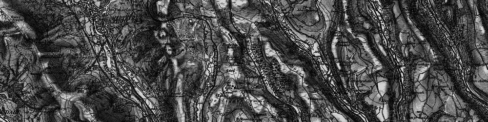 Old map of Pentwyn in 1897