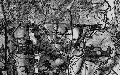 Old map of Pentwyn in 1898