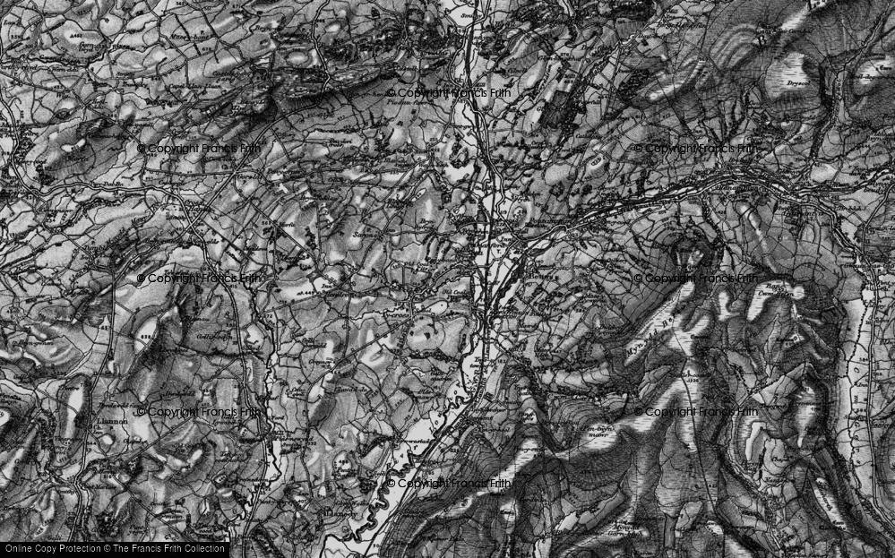 Old Map of Penybanc, 1897 in 1897