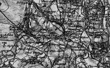 Old map of Penycae in 1897