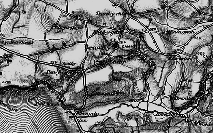 Old map of Penycwm in 1898