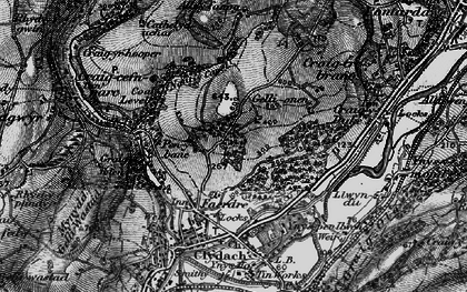 Old map of Penydre in 1897