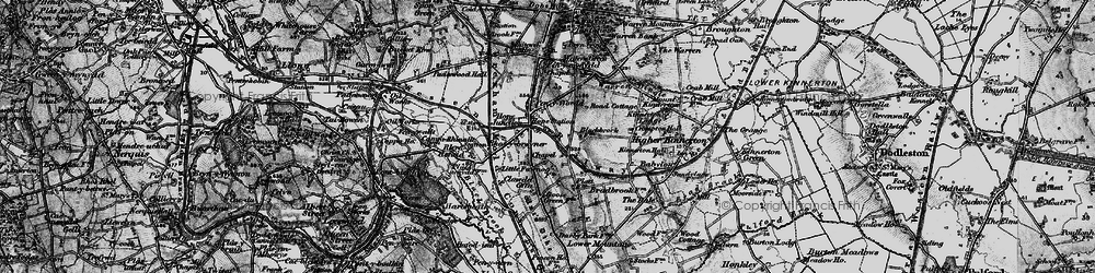 Old map of Penyffordd in 1897