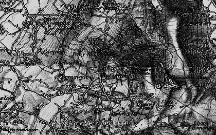 Old map of Penyffridd in 1899