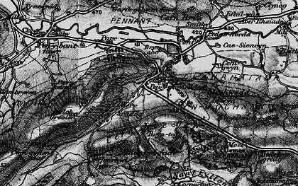 Old map of Bryn-aber in 1897