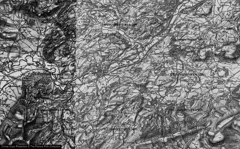 Old Map of Penygelli, 1899 in 1899