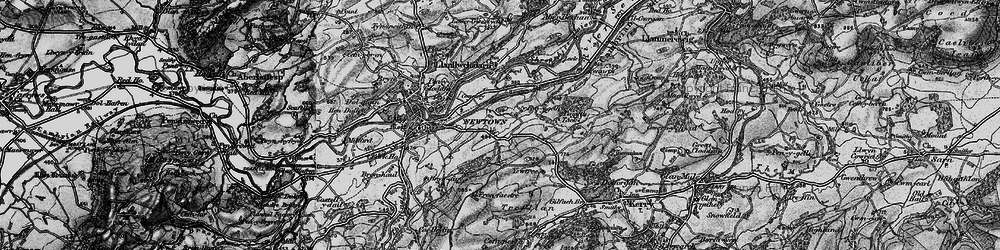 Old map of Penygelli in 1899