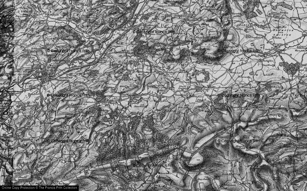 Old Map of Penygelli, 1899 in 1899