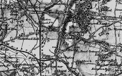 Old map of Penymynydd in 1897