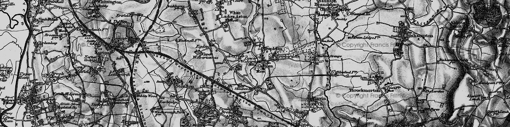 Old map of Bow Brook in 1898