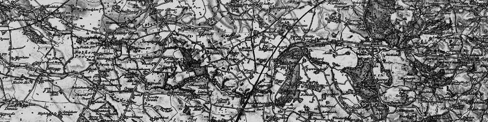 Old map of Peover Heath in 1896