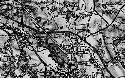 Old map of Perry Barr in 1899