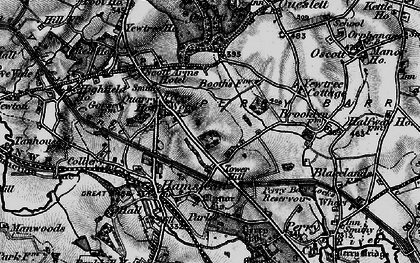 Old map of Perry Beeches in 1899
