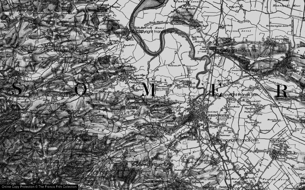 Old Map of Historic Map covering Grange, The in 1898