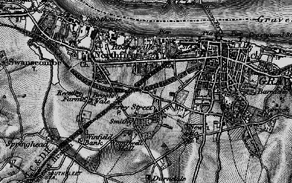 Old map of Perry Street in 1895