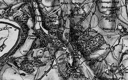 Old map of Perrystone Hill in 1896
