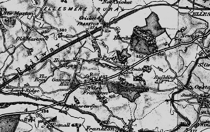Old map of Perthy in 1897