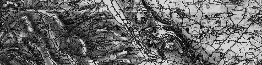 Old map of Peterchurch in 1898
