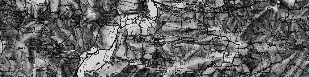 Old map of Petsoe End in 1896