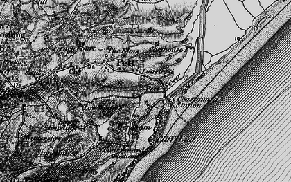 Old map of Pett Level in 1895