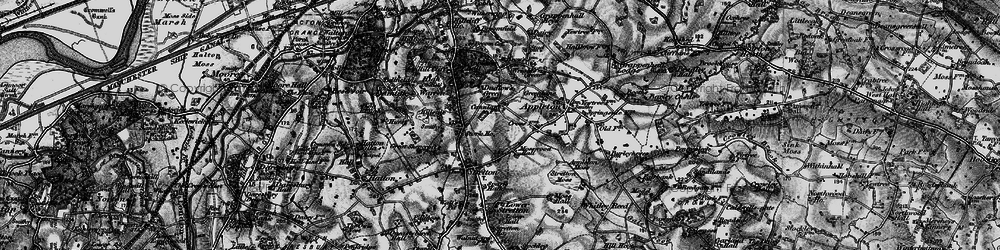 Old map of Pewterspear in 1896