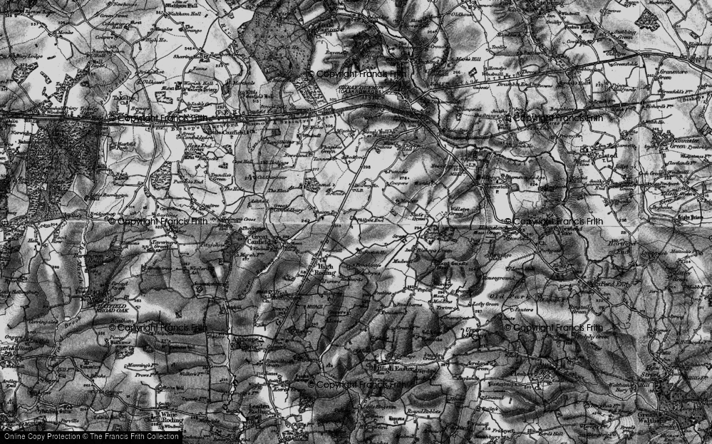 Old Map of Philpot End, 1896 in 1896