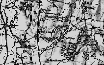 Old map of Piccadilly in 1899