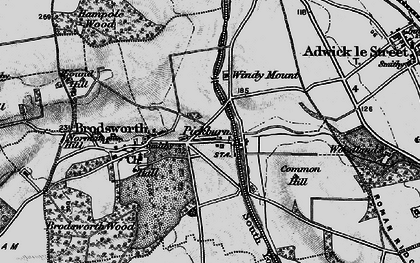 Old map of Pickburn in 1895