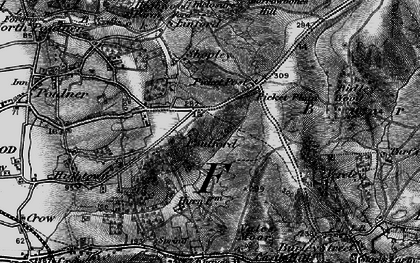 Old map of Picket Hill in 1895