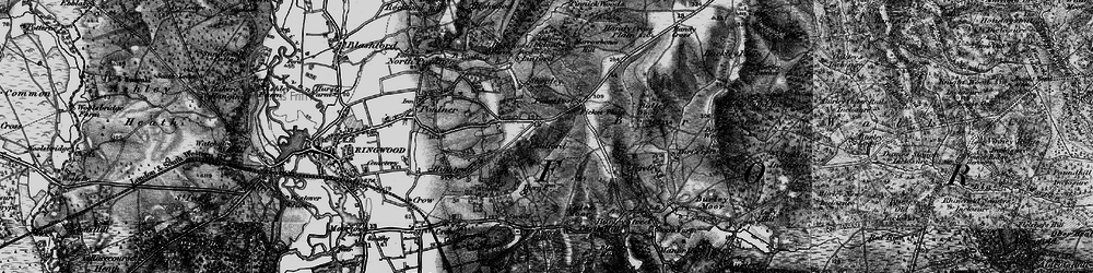 Old map of Picket Hill in 1895