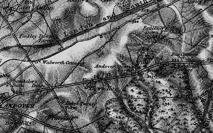Old map of Picket Piece in 1895