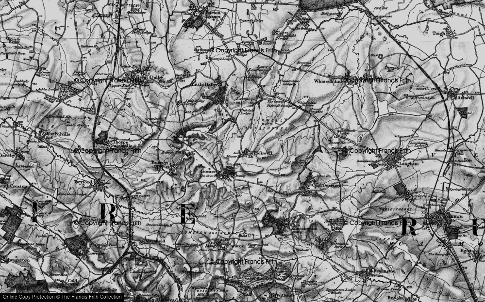 Old Map of Pickwell, 1899 in 1899