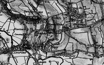 Old map of Pict's Hill in 1898