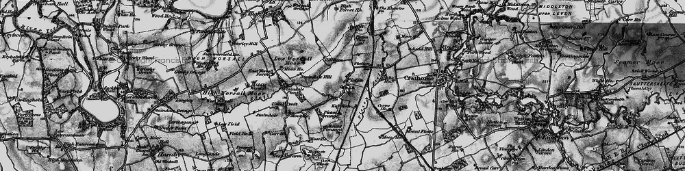 Old map of Picton in 1898