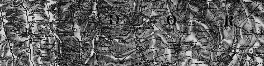 Old map of Buck Hill in 1898
