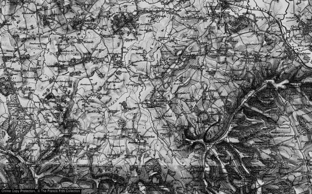 Old Map of Pidney, 1898 in 1898