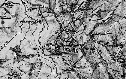 Old map of Pidney in 1898
