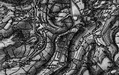 Old map of Moselden Height in 1896