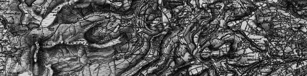 Old map of Moselden Height in 1896
