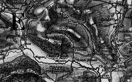 Old map of Pilleth in 1899