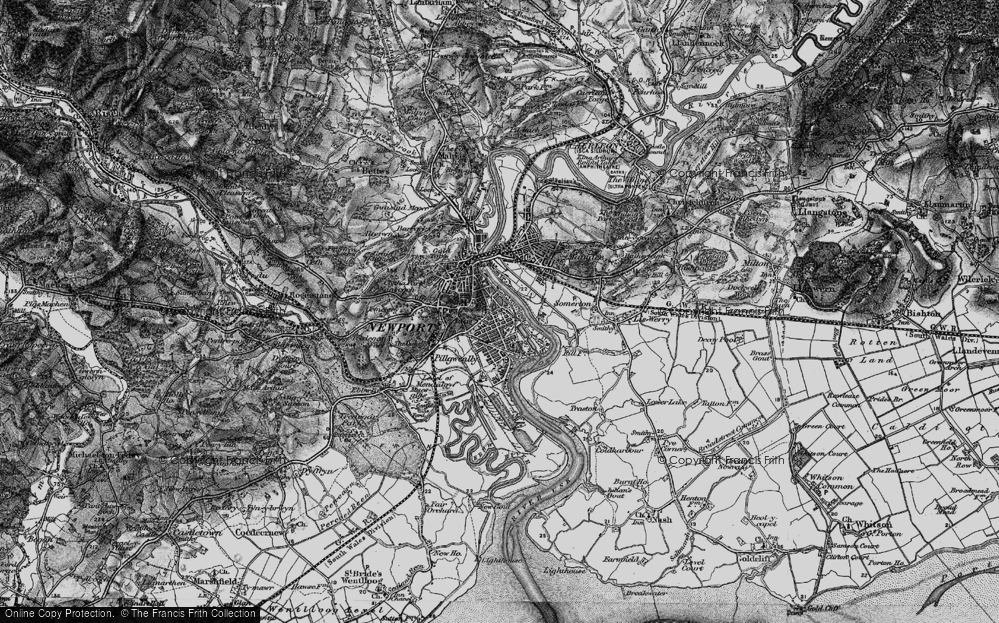 Old Map of Pillgwenlly, 1897 in 1897