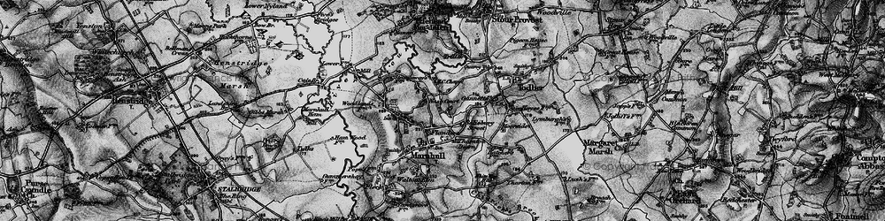 Old map of Pillwell in 1898