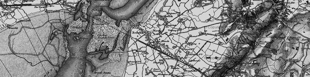 Old map of Pilning in 1898