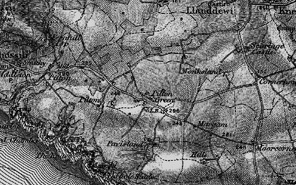 Old map of Blackhole Gut in 1896