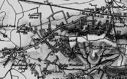 Old map of Piltown in 1898