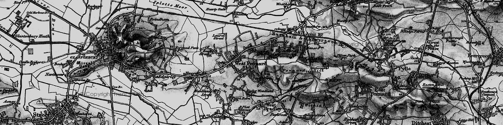 Old map of Piltown in 1898